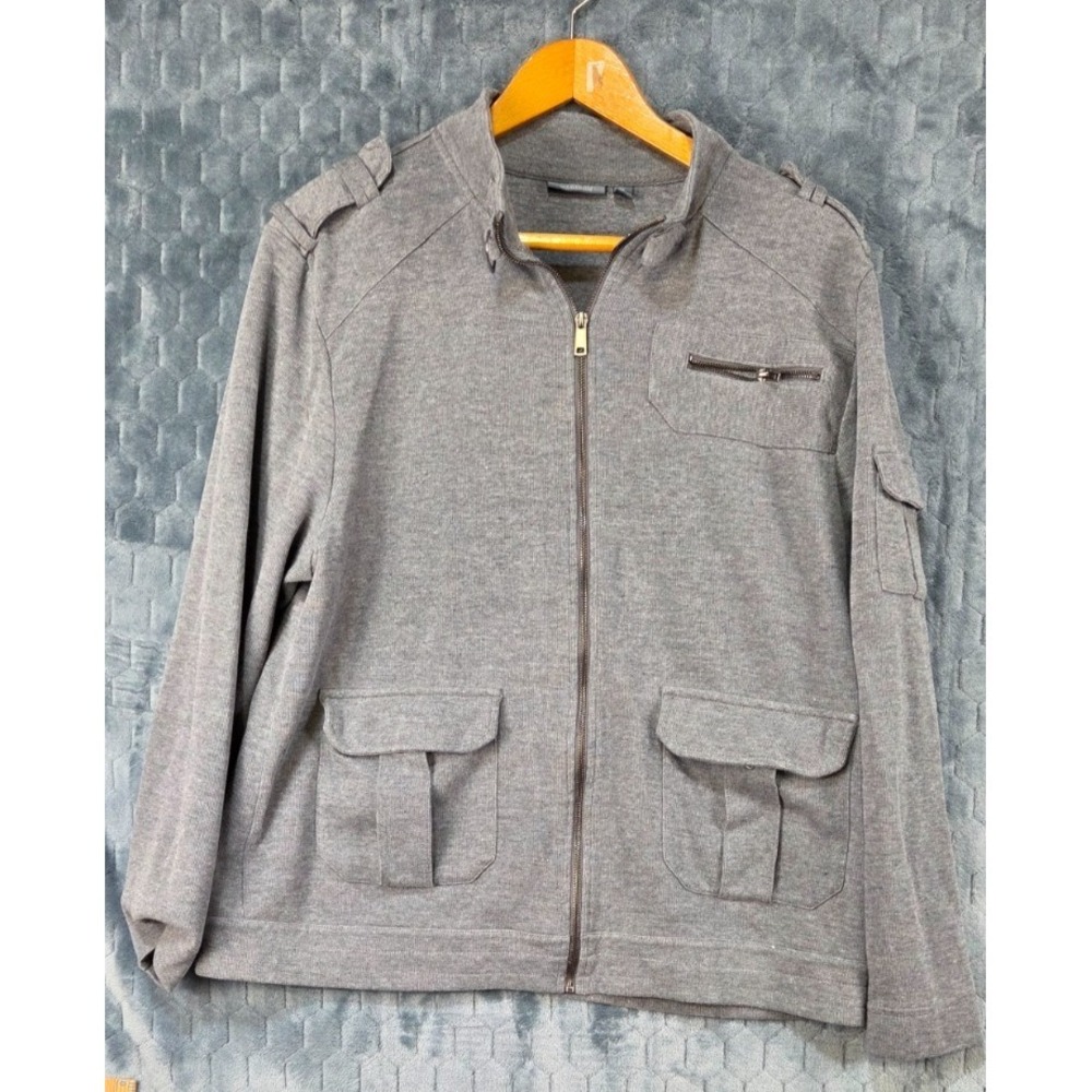 Madison zipper‎ fleece style jacket Madison XL Gray
